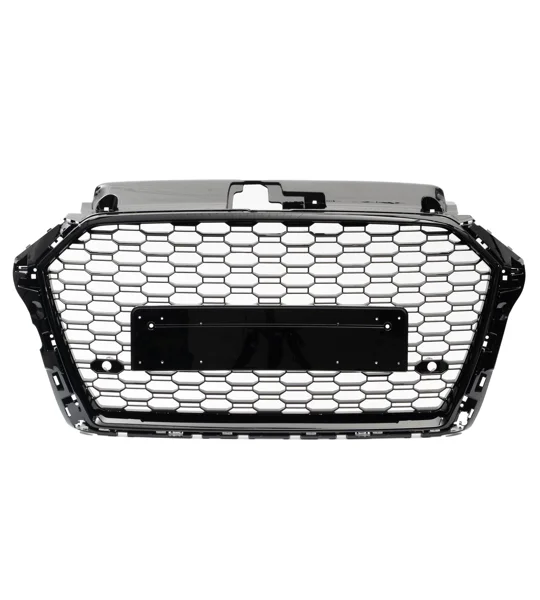 Audi A3 8V Yrs 16-19 Hatch & Sportback Honeycomb Black Grill RS3 NEW