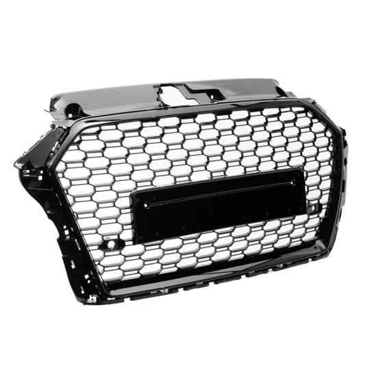 Audi A3 8V Yrs 16-19 Hatch & Sportback Honeycomb Black Grill RS3 NEW
