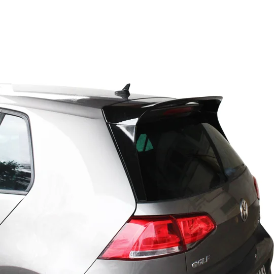 VW Golf MK VII 7 Yrs 14- GTI Gloss Black 3 Piece Roof Spoiler