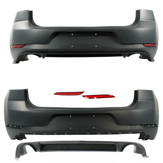 VW Golf Mk7 Yrs 12-17 VII Facelift Look GTI Bodykit Front Back & Sides Plastic