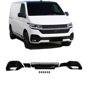 VW Transporter T6.1 Yrs 2019-2024 Gloss Black Lower Grill Set