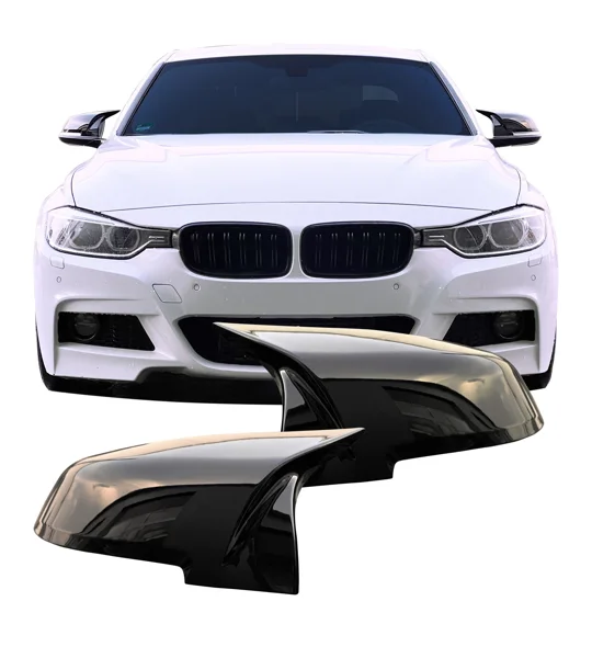 BMW F30 F32 3/4 Series & Estate Yrs 12-18 Gloss Black Mirror Covers