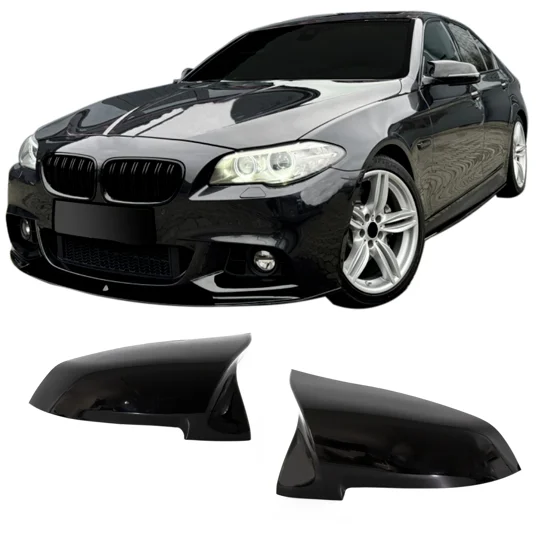 BMW F10 F11 LCI 5 Series & Estate Yrs 14-18 Gloss Black Mirror Covers