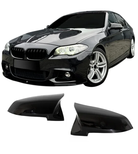 BMW F10 F11 LCI 5 Series & Estate Yrs 14-18 Gloss Black Mirror Covers