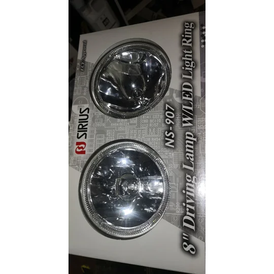 Sirius 8'' Spot Lights LED Ring Halo Lamps 4x4 & Van Bull bar A Bar