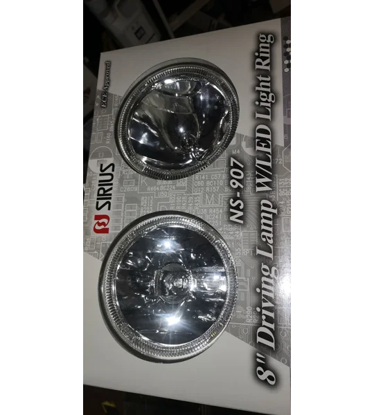 Sirius 8'' Spot Lights LED Ring Halo Lamps 4x4 & Van Bull bar A Bar