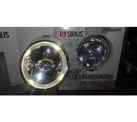 Sirius 8'' Spot Lights LED Ring Halo Lamps 4x4 & Van Bull bar A Bar