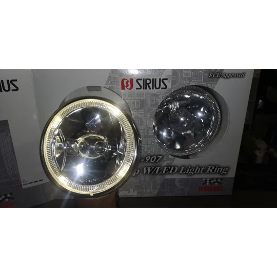 Sirius 8'' Spot Lights LED Ring Halo Lamps 4x4 & Van Bull bar A Bar