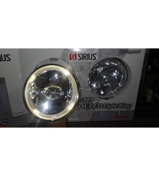 Sirius 8'' Spot Lights LED Ring Halo Lamps 4x4 & Van Bull bar A Bar