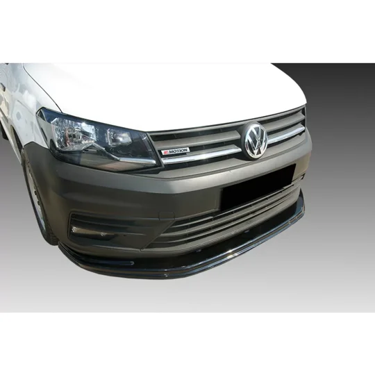 VW CADDY MK4 Yrs 15 - 21 Front Bumper Lip Splitter Gloss Black