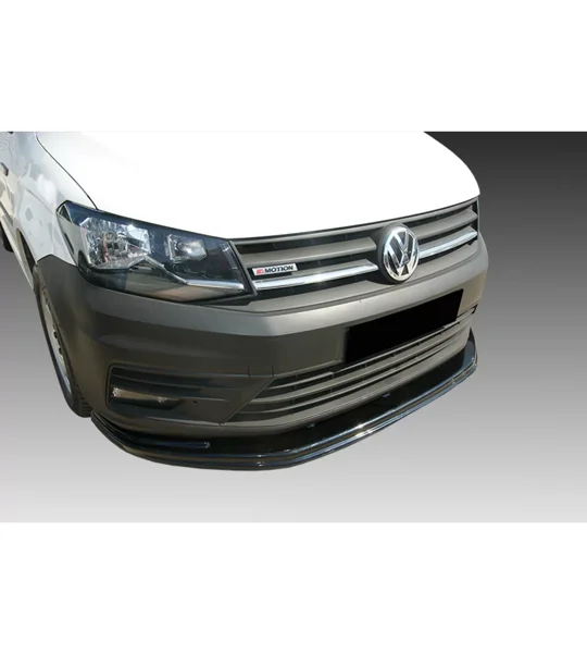 VW CADDY MK4 Yrs 15 - 21 Front Bumper Lip Splitter Gloss Black