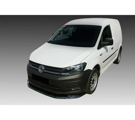 VW CADDY MK4 Yrs 15 - 21 Front Bumper Lip Splitter Gloss Black