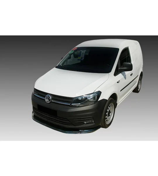 VW CADDY MK4 Yrs 15 - 21 Front Bumper Lip Splitter Gloss Black