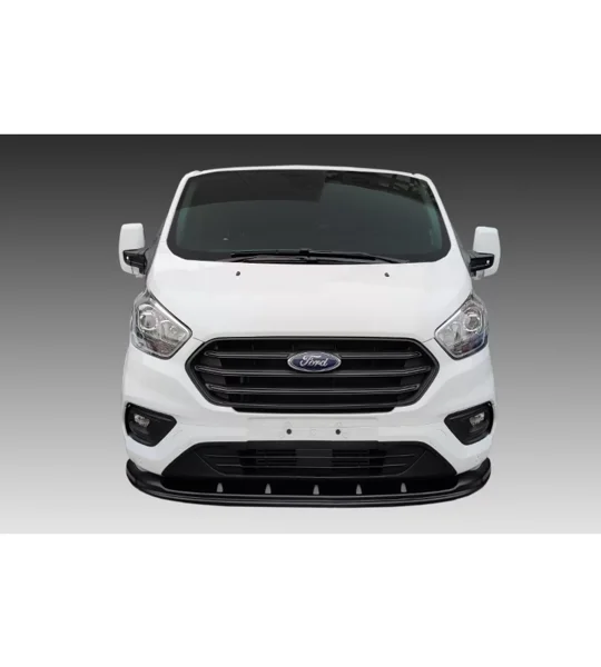 Ford Transit Custom 2018 on Standard Front Bumper Lip Splitter