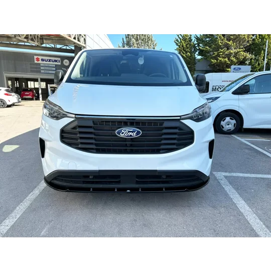 Ford Transit Custom 2023 on Gloss Black Standard Front Bumper Lip Splitter