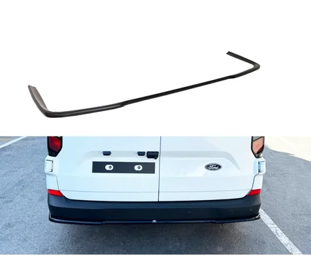 Ford Transit Custom 2023 on Gloss Black Rear Bumper Lip Diffuser