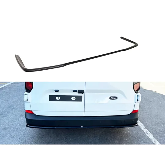 Ford Transit Custom 2023 on Gloss Black Rear Bumper Lip Diffuser