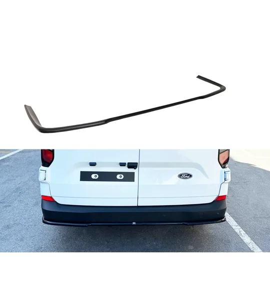 Ford Transit Custom 2023 on Gloss Black Rear Bumper Lip Diffuser