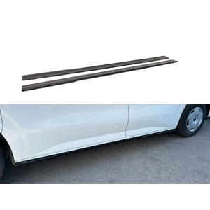 Ford Transit Custom 2023 on Gloss Black Standard SIde Skirt Diffusers Splitters Extensions