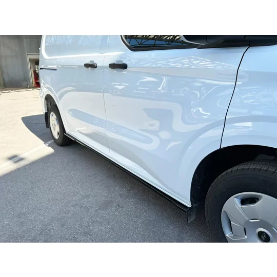 Ford Transit Custom 2023 on Gloss Black Standard SIde Skirt Diffusers Splitters Extensions