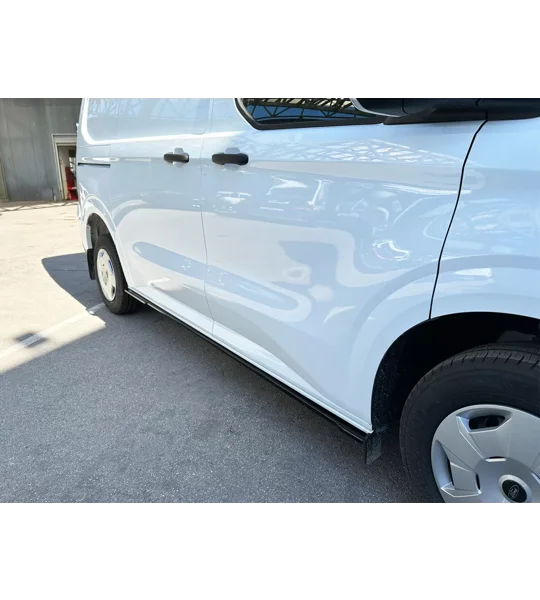 Ford Transit Custom 2023 on Gloss Black Standard SIde Skirt Diffusers Splitters Extensions