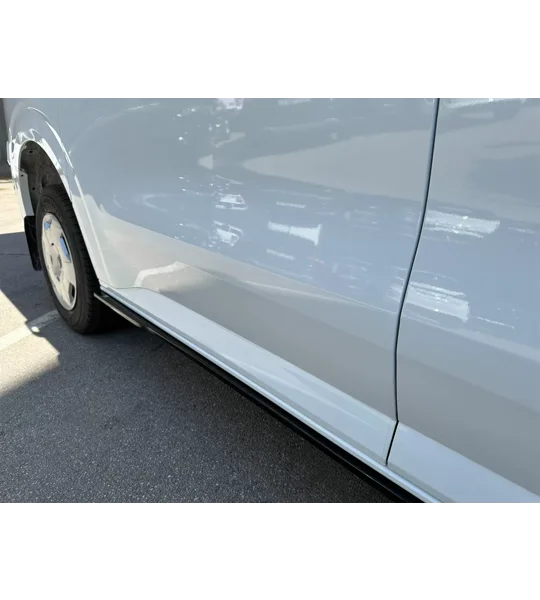 Ford Transit Custom 2023 on Gloss Black Standard SIde Skirt Diffusers Splitters Extensions