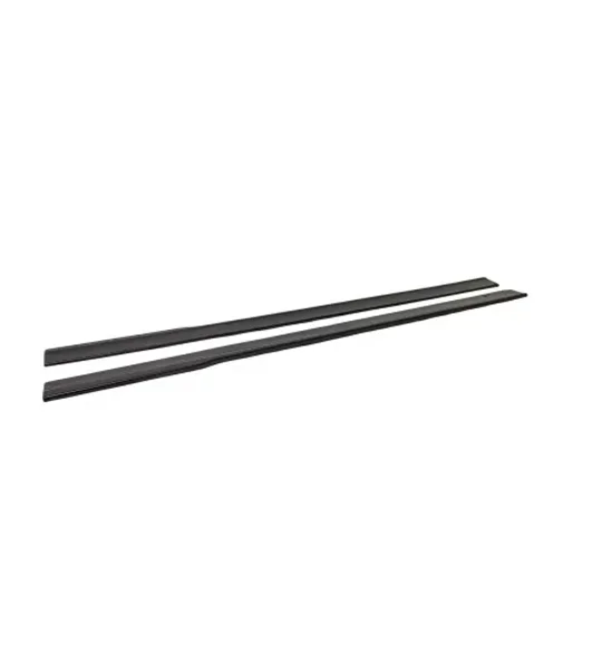 VW Transporter T7 24- Gloss Black Rear Splitter with Mudflaps