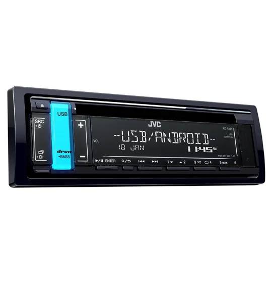 JVC KD-R491 Car CD MP3 Stereo Front AUX USB Receiver Tuner