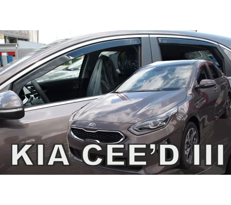 Kia Ceed III 5 Drs Yrs 2018 0n Brand New Heko 4 Piece Wind Deflectors 20183
