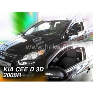 Kia Pro Ceed 3Drs Yrs 08-12 Brand New Heko 2 Piece Wind Deflectors 20139