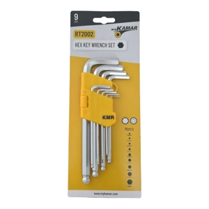 Set of 9-piece Allen keys from KAMAR