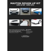 Audi A4 B8 Saloon SE Yrs 08-12, Maxton Gloss Black Bodykit Lip Kit