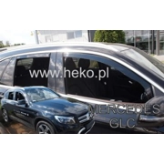 MERCEDES GLC X253 SUV 5D Yrs 2016- Brand New Heko 4 Piece Wind Deflectors 23299