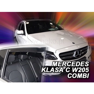 MERCEDES C W205 5drs 2014- WAGON Combi Brand New Heko 4 Piece Wind Deflectors 23292