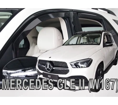 MERCEDES GLE II (W167) 5d 2019-> up Brand New Heko 4 Piece Wind Deflectors 23624