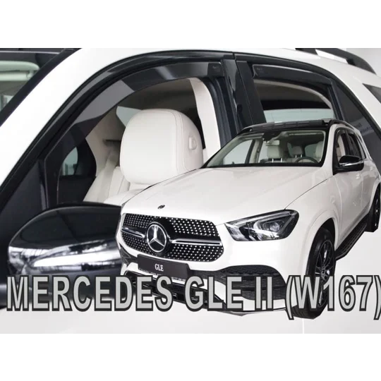 MERCEDES GLE II (W167) 5d 2019-> up Brand New Heko 4 Piece Wind Deflectors 23624