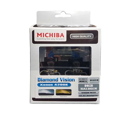 H3 12v 55w 4200K Diamond Vision Xenon Upgrade Bulbs