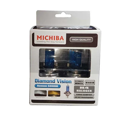 H4 12v 60/55w 5000K Diamond Vision Xenon Upgrade Bulbs