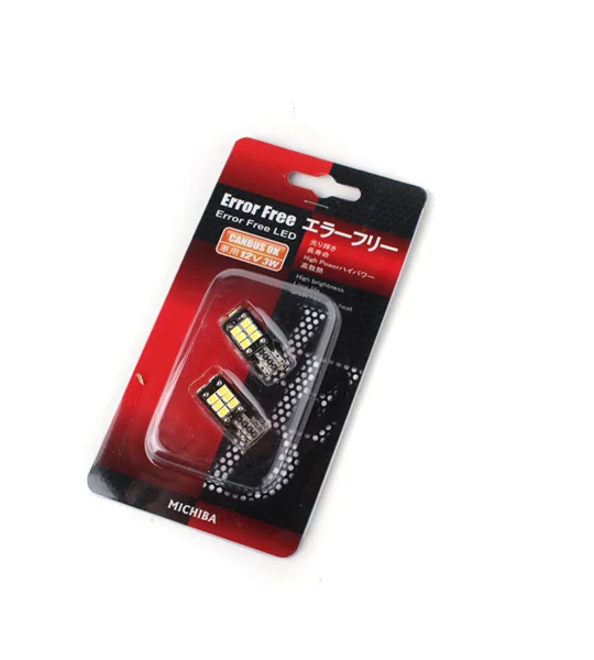 MICHIBA 15 LED T10 CANBUS ERROR FREE White SMD Parking Light Bulbs LED