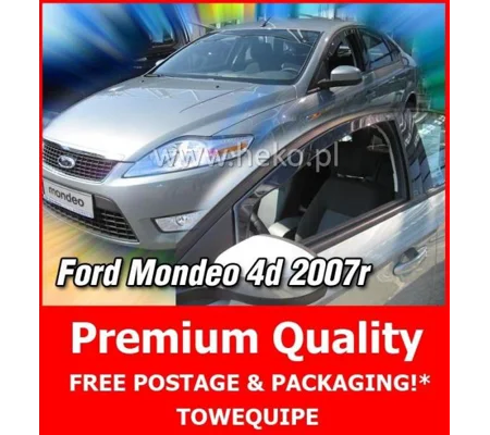Ford Mondeo 4/5DR Yrs 2007- onwards Brand New Heko 4 Piece Wind Deflectors 15279