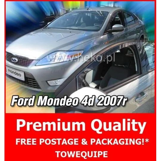 Ford Mondeo 4 /5DR Yrs 07-15 onwards Brand New Heko 2 Piece Wind Deflector 15267