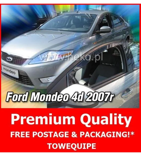 Ford Mondeo 4 /5DR Yrs 07-15 onwards Brand New Heko 2 Piece Wind Deflector 15267