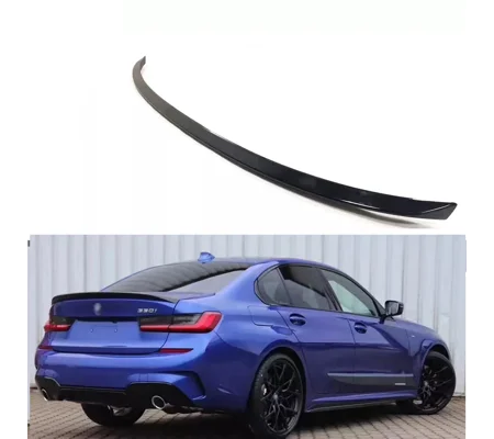 BMW 3 series G20/G21 Yrs 2019 on M Perf Boot Spoiler Gloss Black