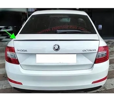 SKODA OCTAVIA MKIII 3 Yrs 13-19 Gloss Black Rear Boot Lip Spoiler