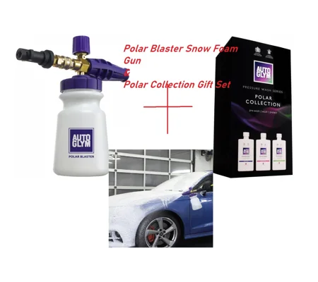 AUTOGLYM POLAR BLASTER Foam Gun & Polar Collection Gift Set Pressure Washer Series