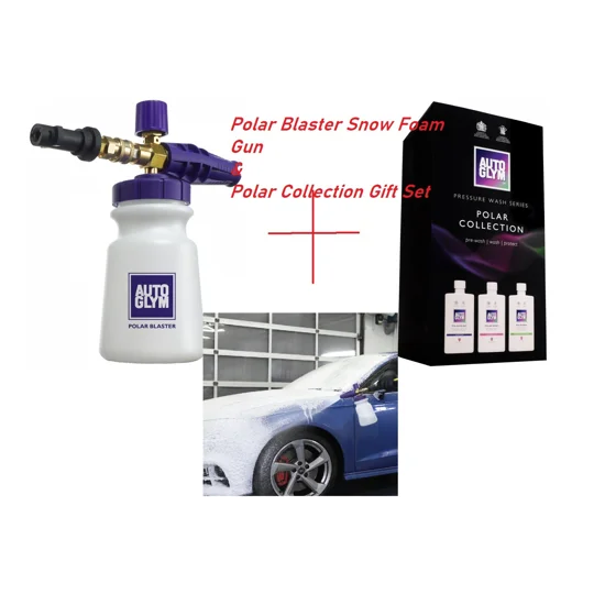 AUTOGLYM POLAR BLASTER Foam Gun & Polar Collection Gift Set Pressure Washer Series
