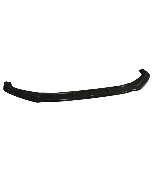 Audi A4 B9 Yrs 16-19 Maxton Design Gloss Black Front Bumper Lip Spoiler Splitter