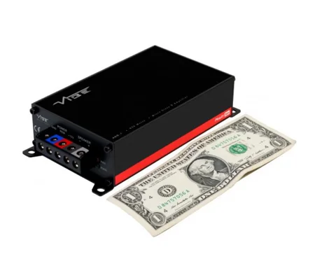 VIBE POWERBOX 400.1M 800 Watts Max Mono Channel Subwoofer Amplifier 400Watts RMS