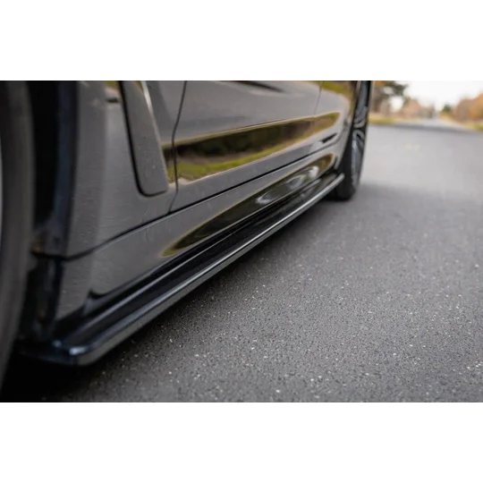 BMW 5 G30/ G31 M-PACK Gloss Black Side Skirt Diffusers Spats Splitter/Lips Maxton