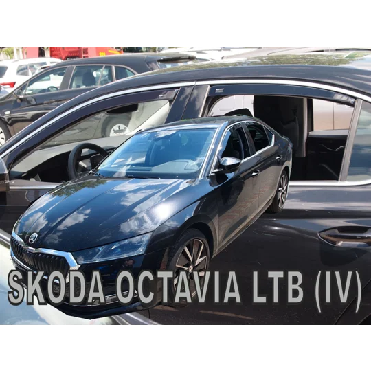 Skoda Octavia MK4 IV Yrs 2020 on Brand New Heko 4 Piece Wind Deflectors